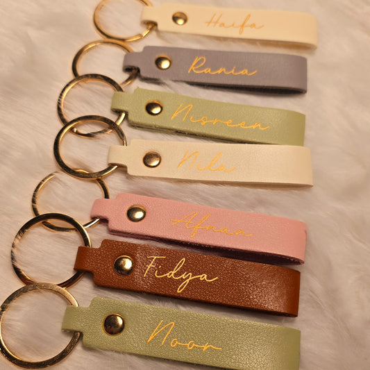 Leather Keychain