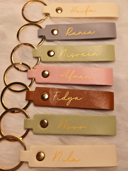 Leather Keychain